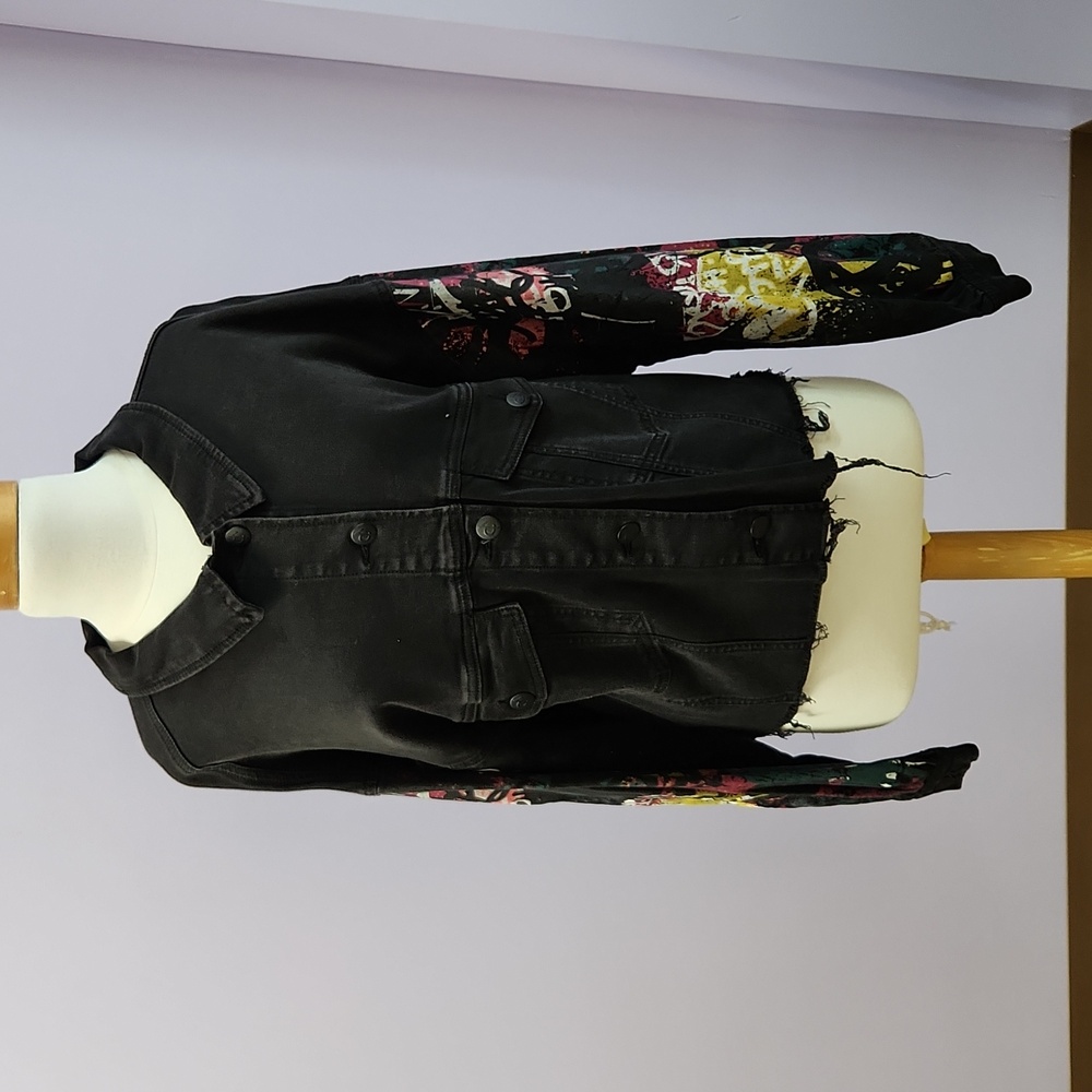 LOVE & LEGEND black denim jacket